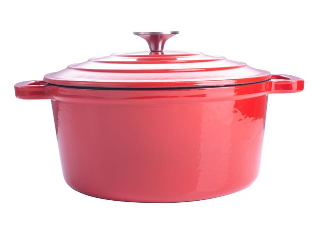 Olla Ferro 26 cm Roja-0