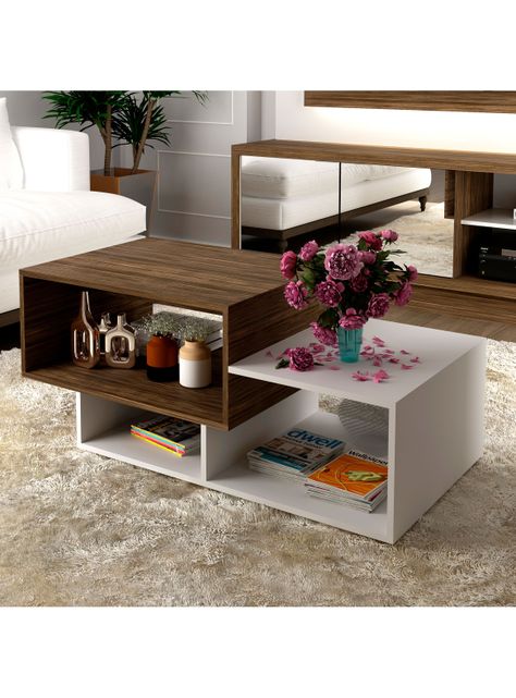 Mesa Tecnomobili de Centro Cubos Asimétrica-3
