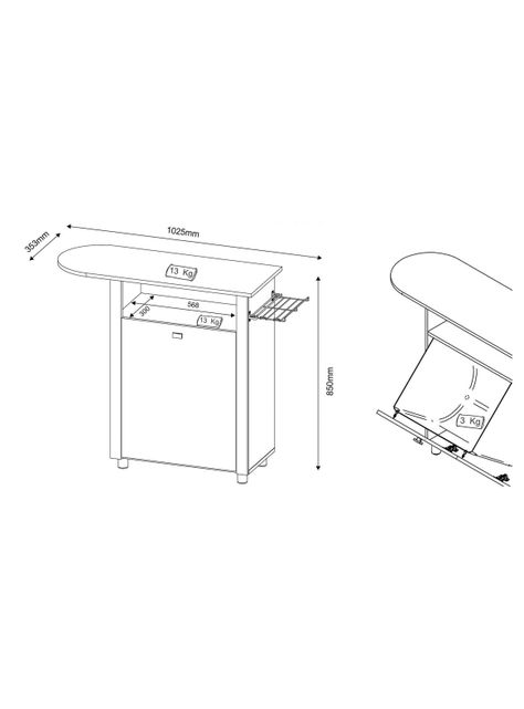 Mueble Planchado TP-4