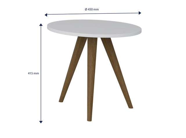 Mesa Ovalada Retro Blanca-1