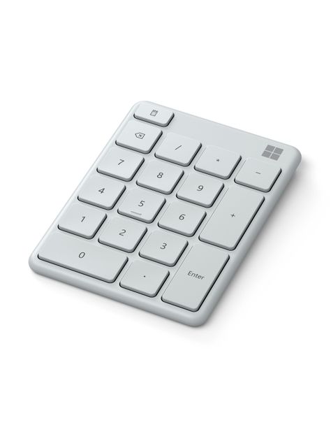 Teclado Numérico Microsoft Numberpad Blanco-1