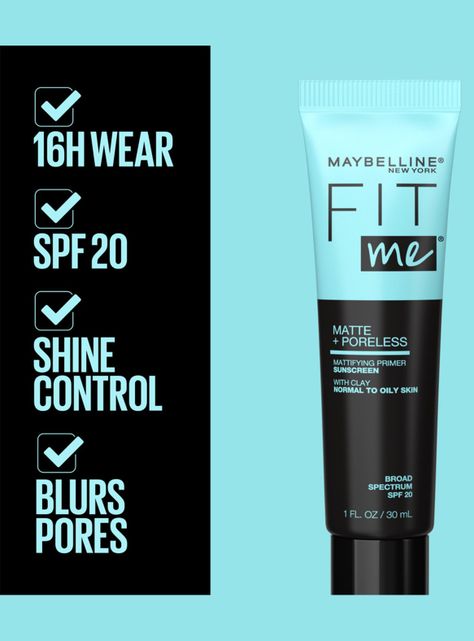 Prebase Maybelline Maquillaje Primer Fit Me Matte + Poreless-3