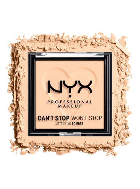 Polvo Nyx Professional Makeup Matificante Can'T Stop Won'T Stop - Light-3