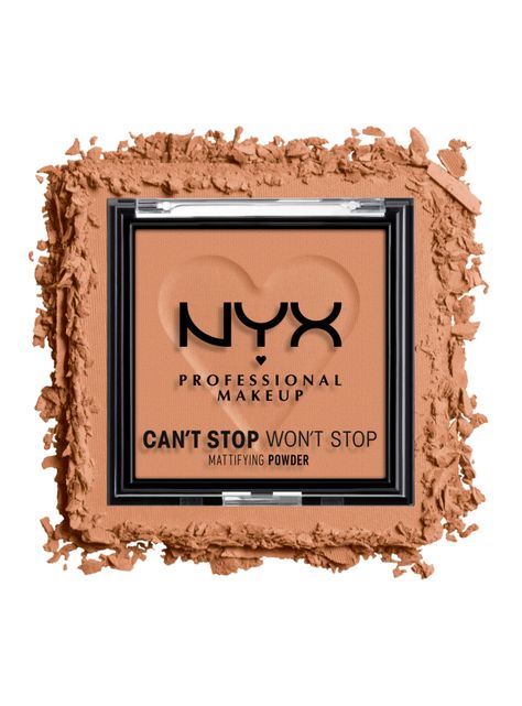 Polvo Nyx Professional Makeup Matificante Can'T Stop Won'T Stop - Caramel-3