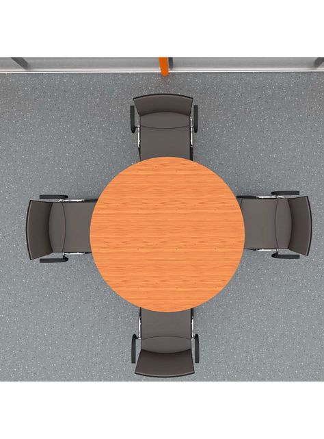 Mesa Basflex Para Reuniones Redonda 120 cm-3
