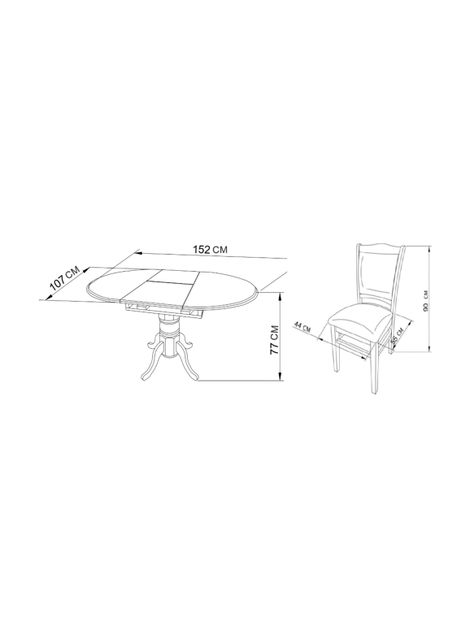 Juego de Comedor Extensible New Mirta + 4 Sillas-2