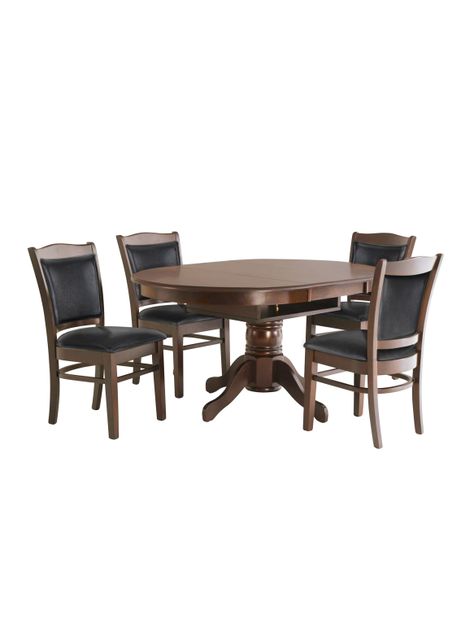 Juego de Comedor Extensible New Mirta + 4 Sillas-1