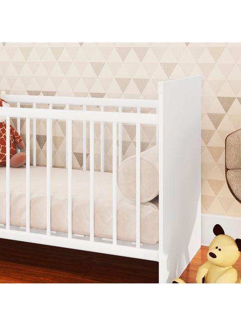 Cuna Tecnomobili Madera Be Recta Blanca-2