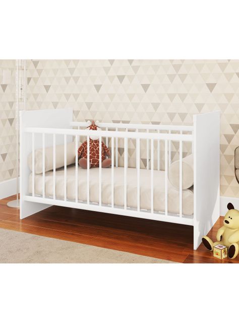 Cuna Tecnomobili Madera Be Recta Blanca-0