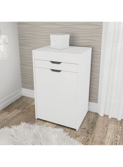 Tocador Multiuso con Espejo + Pouf-3