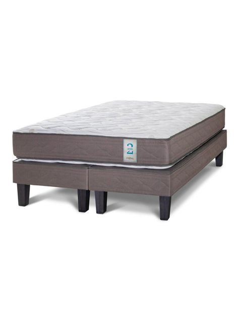 Cama Europea New Style 2 2 Plazas Base Dividida-0