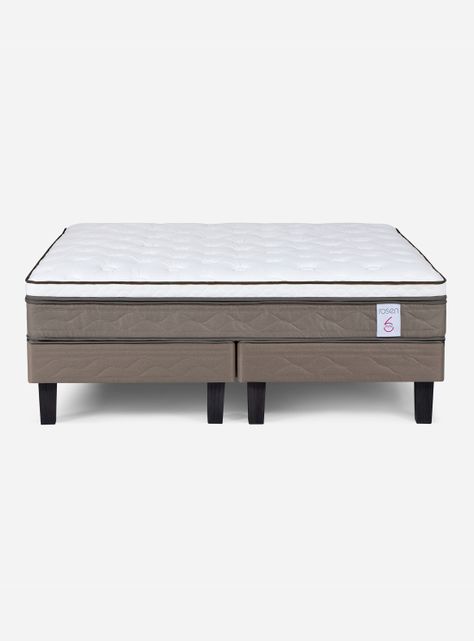 Cama Europea New Style 6 2 Plazas Base Dividida-1