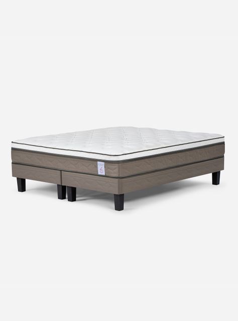 Cama Europea New Style 6 2 Plazas Base Dividida-0