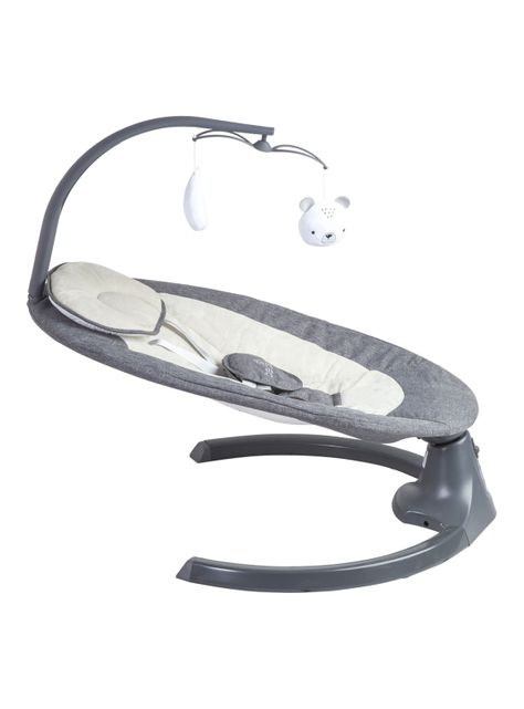 Silla Nido Bouncer Mecedora Baby Swing Gris Bebesit-1