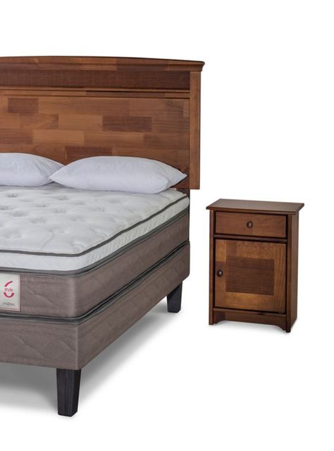 Cama Europea New Style 6 King + Set Veneto + Almohadas-1