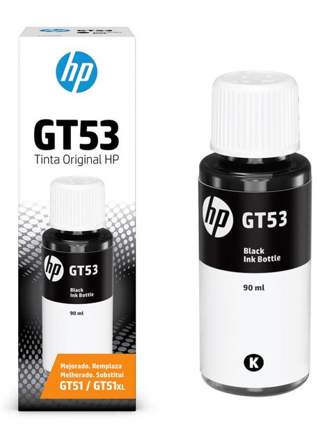 Botella Tinta HP GT53 Negro Original-0