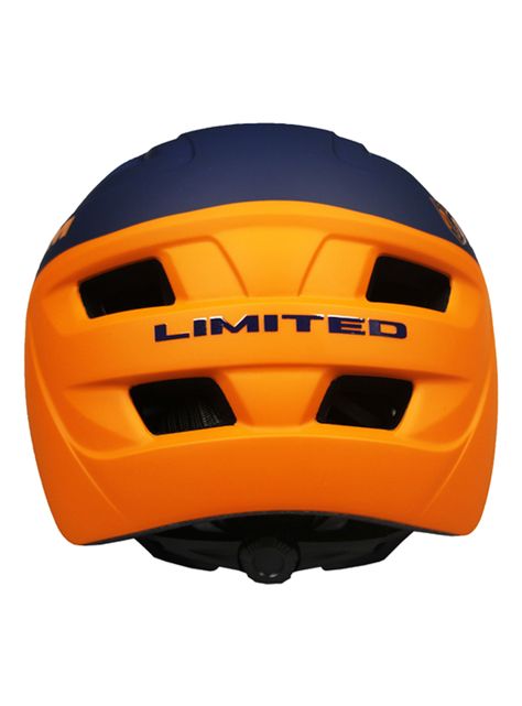 Casco Limited Azul Naranjo-2