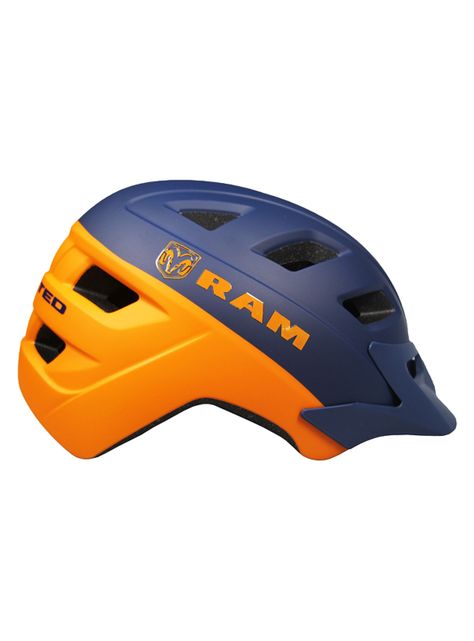 Casco Limited Azul Naranjo-1