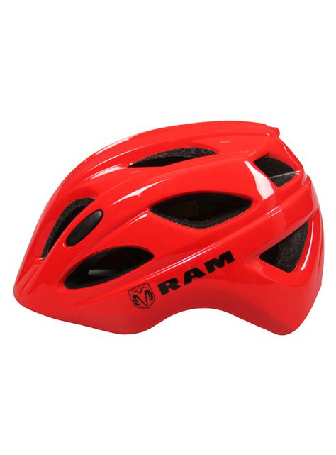 Casco Rojo Rebel 16 Ventilaciones-0