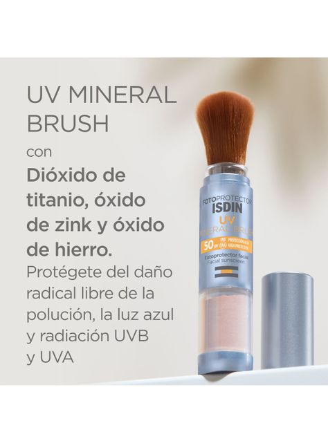 Fotoprotector ISDIN UV Mineral Brush SPF 50 2 g-2