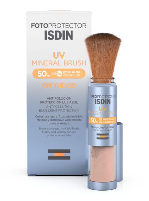 Fotoprotector ISDIN UV Mineral Brush SPF 50 2 g-0