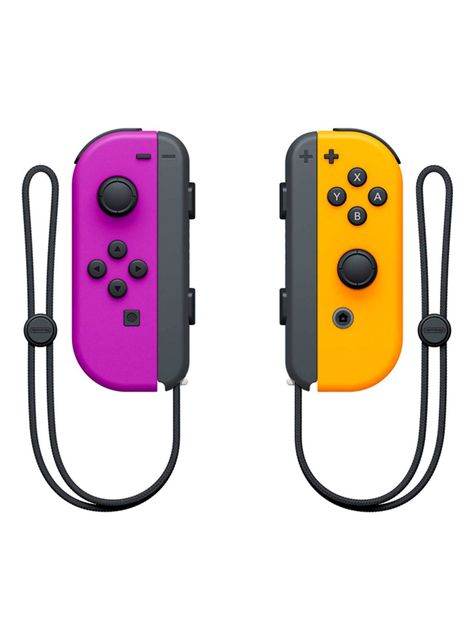 Control Nintendo Joy-Con Neon Purple y Neon Orange-0