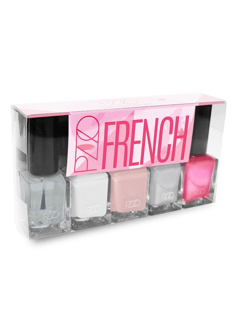 Set Esmalte Uñas Nail Lacquer Color French-0