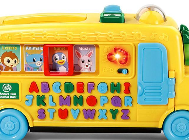 Juego de Aprendizaje Autobus de letras y animales Leap Frog-1