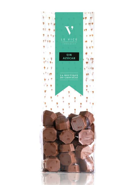 Carrés sin Azúcar Grande Leche Le Vice-0