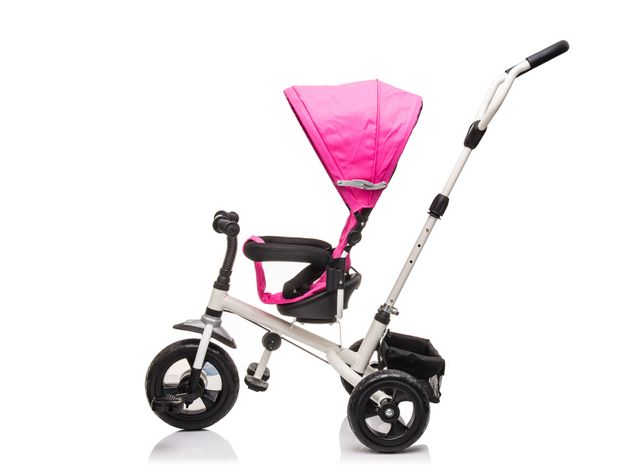 Triciclo 360 Stroller Rosado Kidscool-2