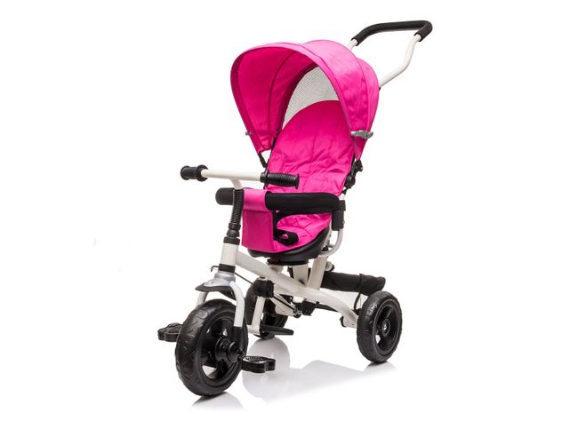 Triciclo 360 Stroller Rosado Kidscool-0