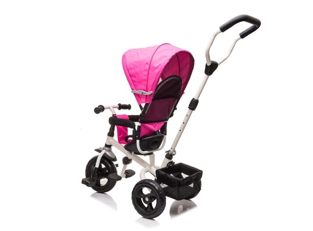 Triciclo 360 Stroller Rosado Kidscool-3