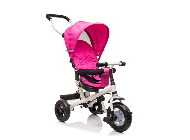 Triciclo 360 Stroller Rosado Kidscool-1