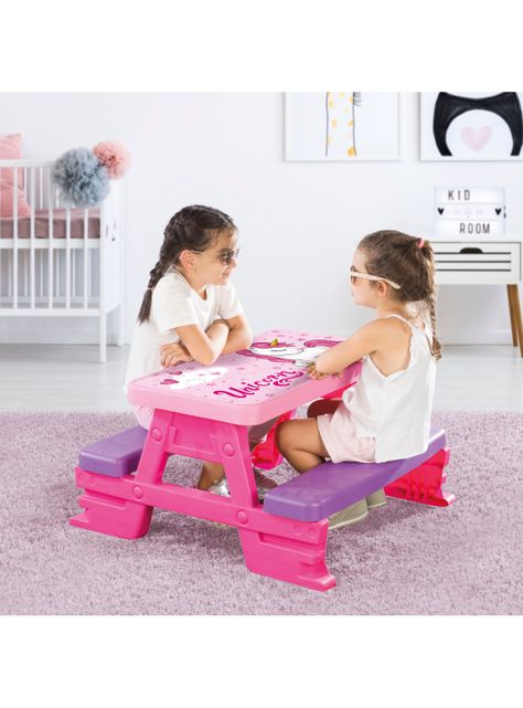 Mesa de Picnic para 4 Unicornios DL2518-3
