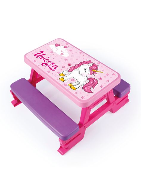 Mesa de Picnic para 4 Unicornios DL2518-1