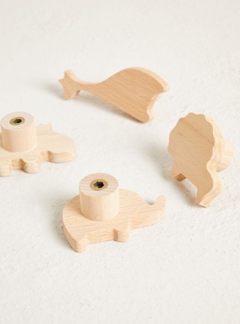 Set de 4 Ganchos Infantil Animales-1