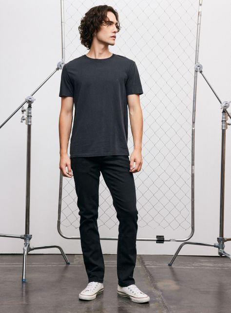 Jeans Slim Fit Liso Elasticado-4