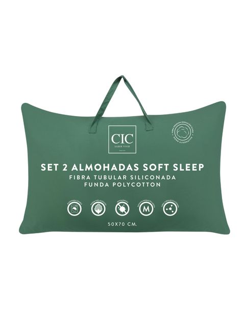 Set 2 Almohadas Da Soft Sleep 50 x 70 cm-0