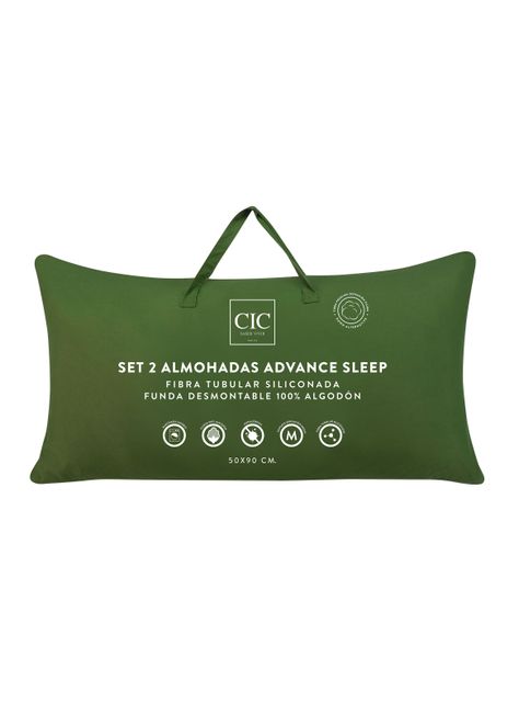Set 2 Almohadas Da Advance Sleep 50 x 90 cm-0