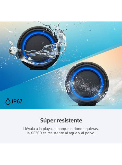 Parlante Inalámbrico Portátil XG300 Negro-3
