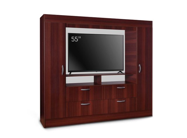 Clóset Baker TV 55" 2P 4C Chocolate-0