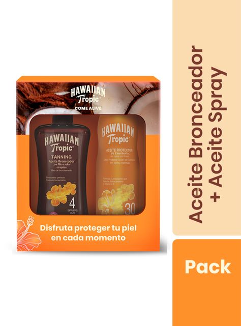 Pack Aceite Bronceador SFP4 240 ml + Spray Carrot SPF 30 240 ml-0