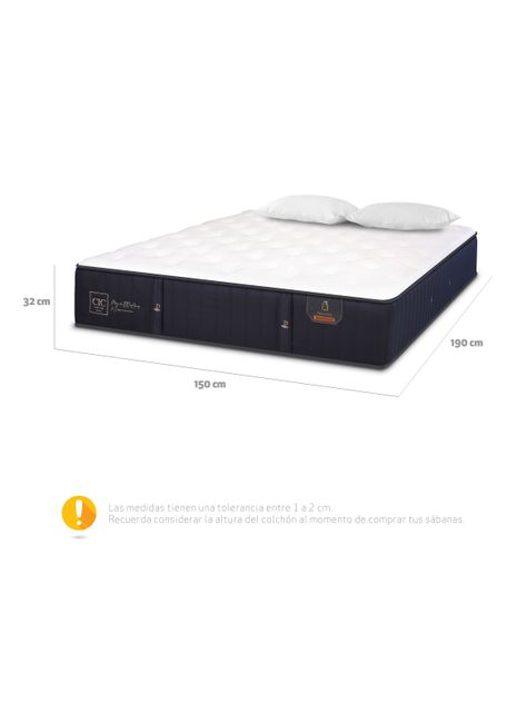Colchón Premium 2 Plazas + Almohada-1
