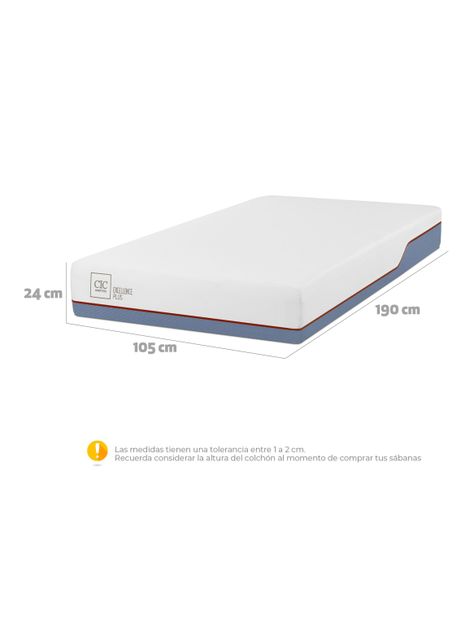Colchón Excellence Plus 1.5 Plazas + Almohada-1