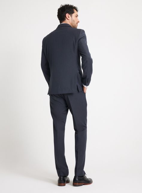 Traje Recto Lana Liso Slim-5