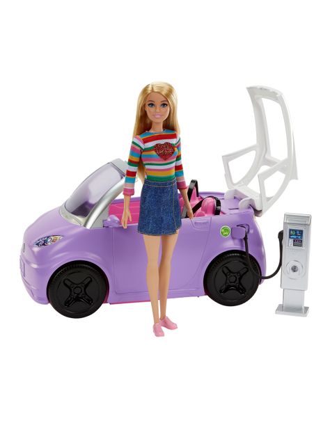Barbie Vehículo para Muñecas Eléctrico Morado-0