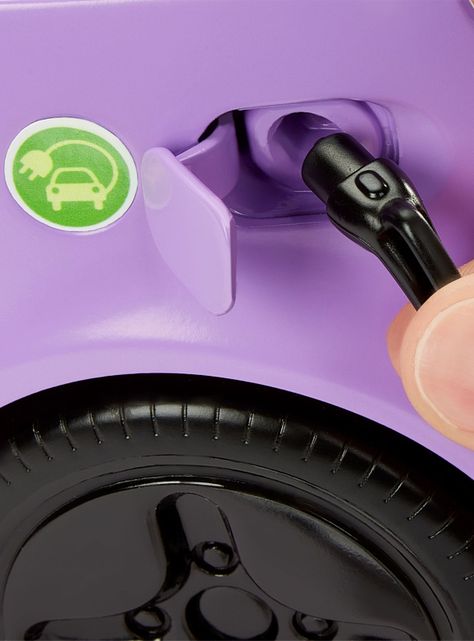 Barbie Vehículo para Muñecas Eléctrico Morado-3