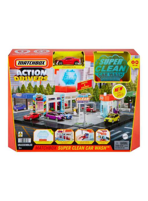 Set de Juego Playset de Acción Súper Autolavado-3