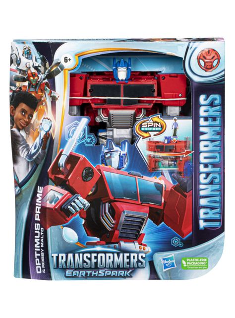 Figura de Acción Earthspark Optimus Prime-3
