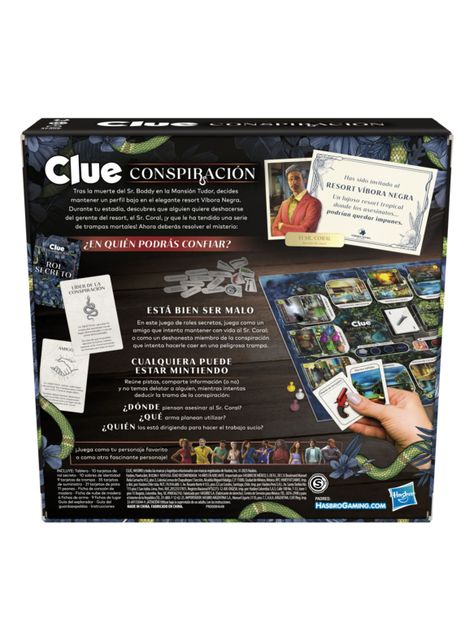 Juego de Mesa Clue Conspiración-3